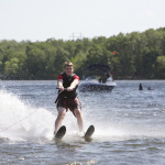 Water Skiiing at Swift Venturing Summer Camp